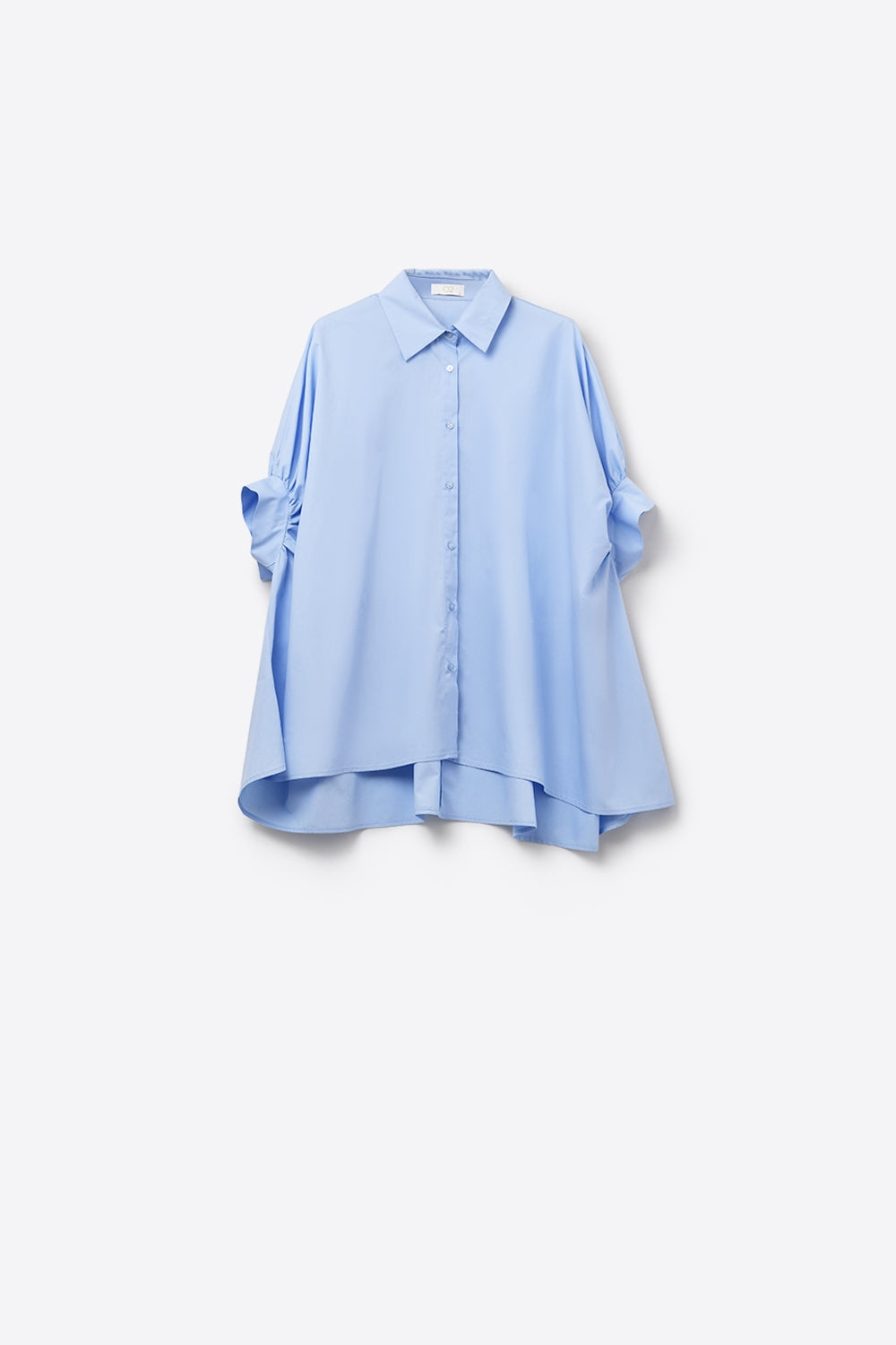 Blusa oversize azul bebé de manga corta Q2