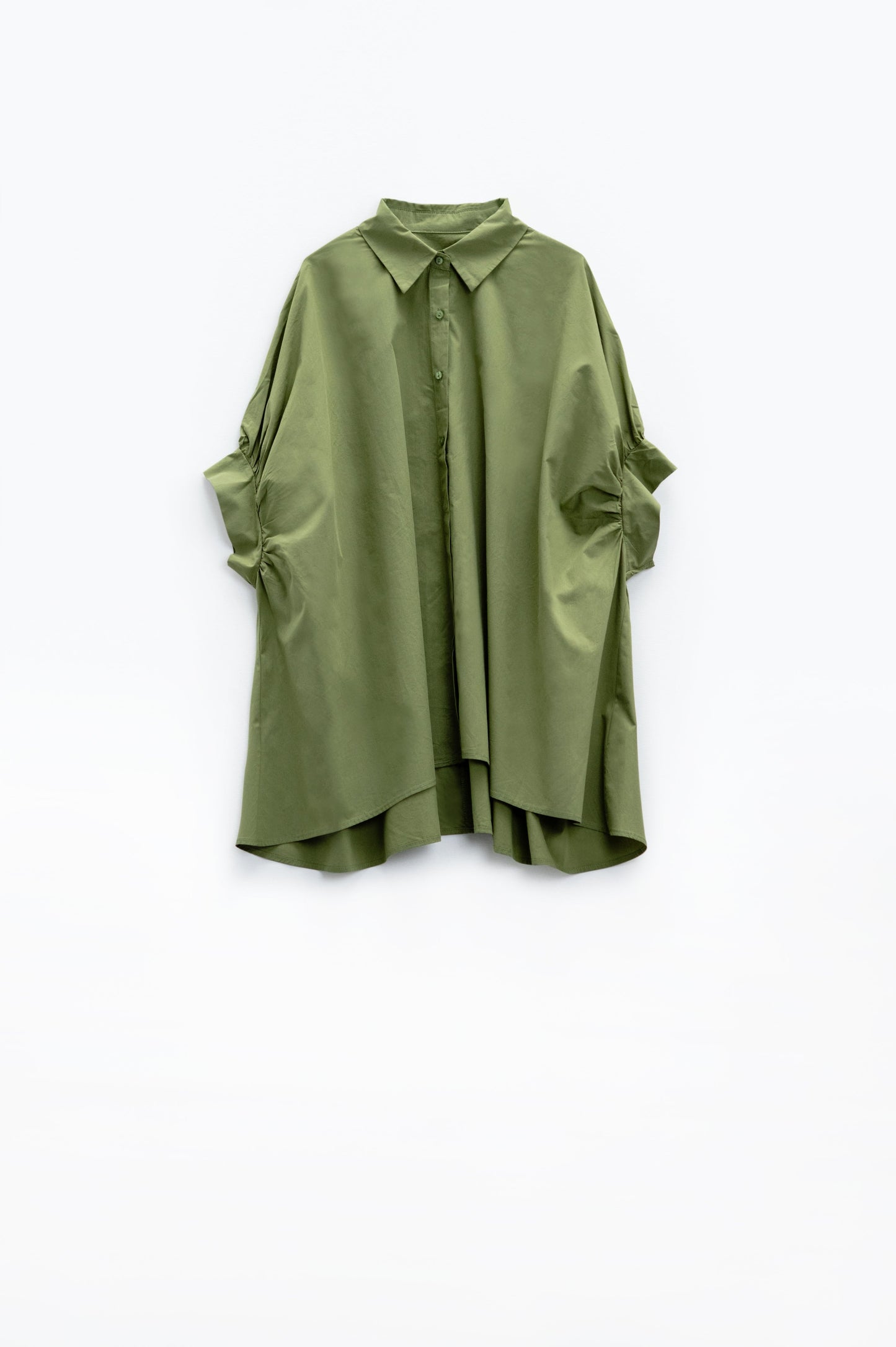 Blusa oversize verde de manga corta Q2