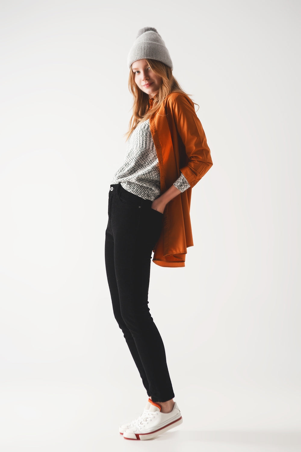 Camisa oversize en óxido de poleline Q2