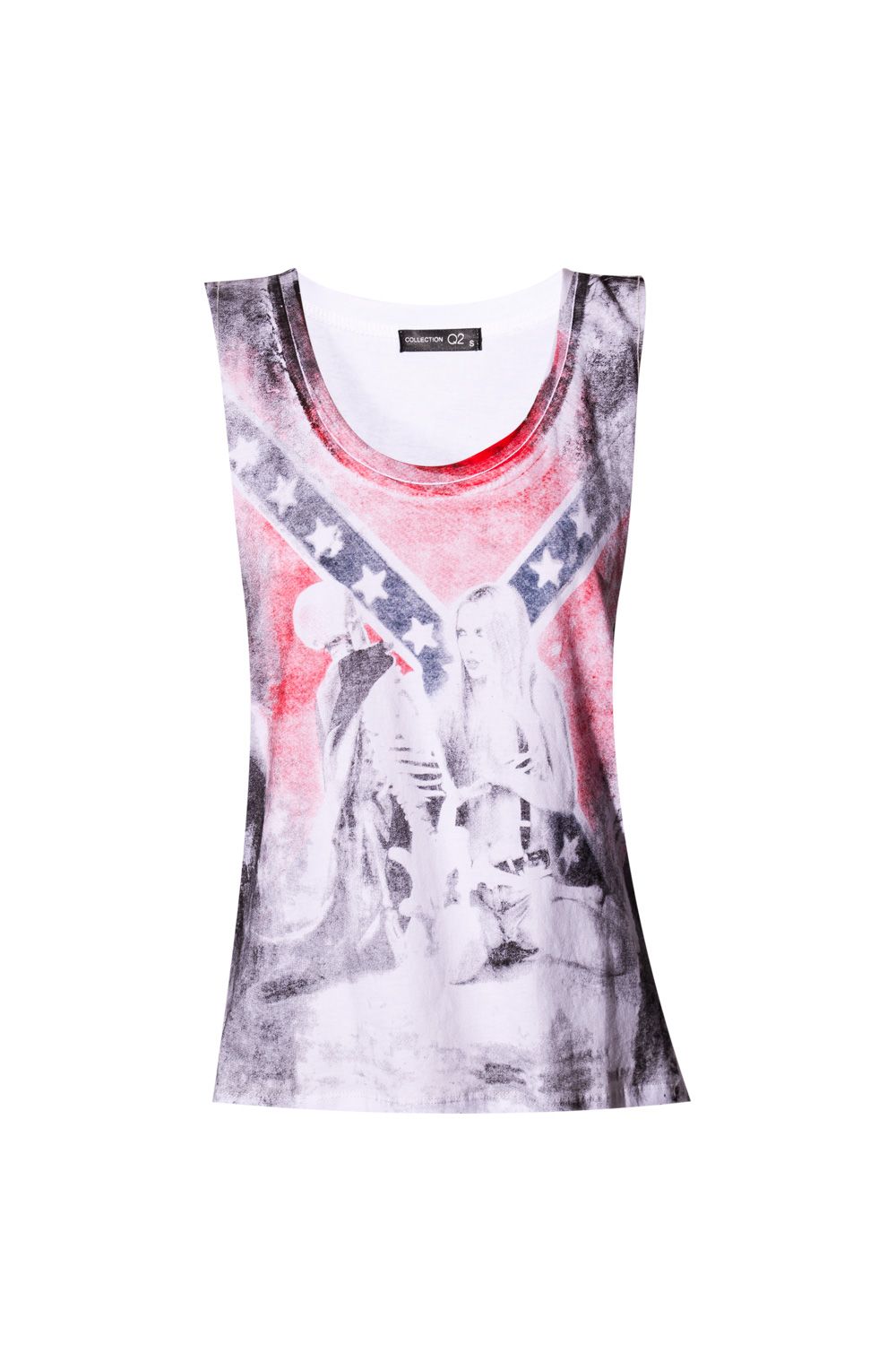 Camiseta estampado bandera Q2