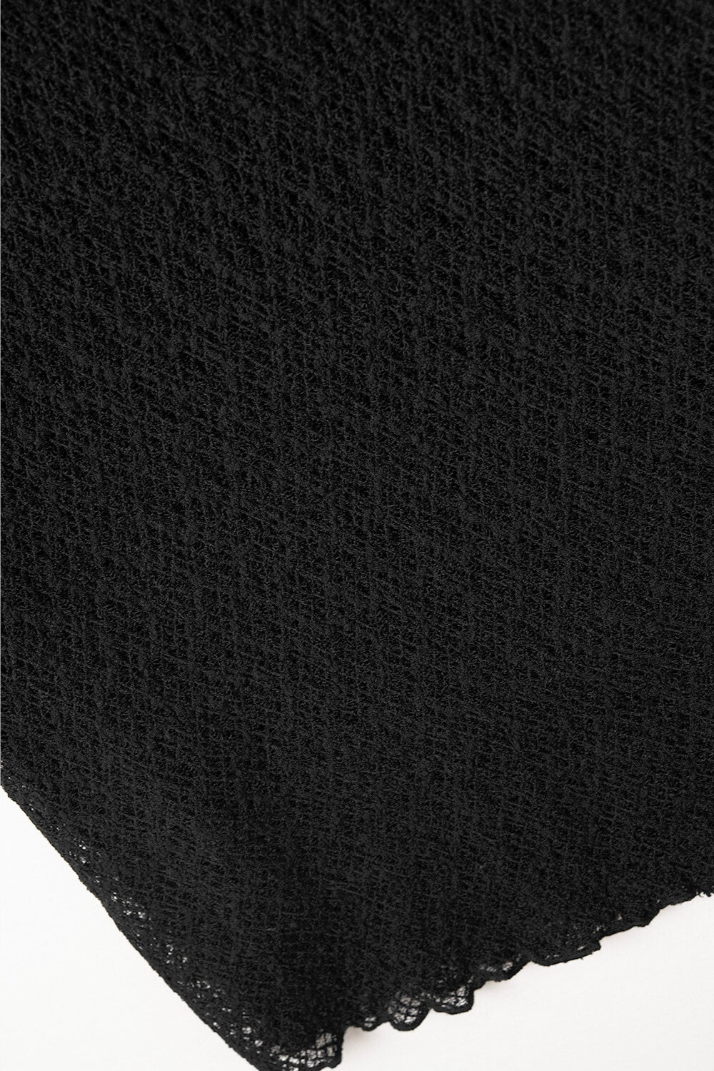 Falda Midi de Punto Forrada en Negro Q2