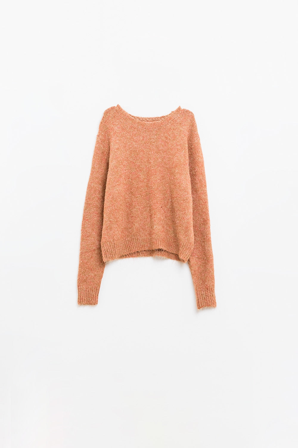 jersey standard fit de punto suave en camel Q2