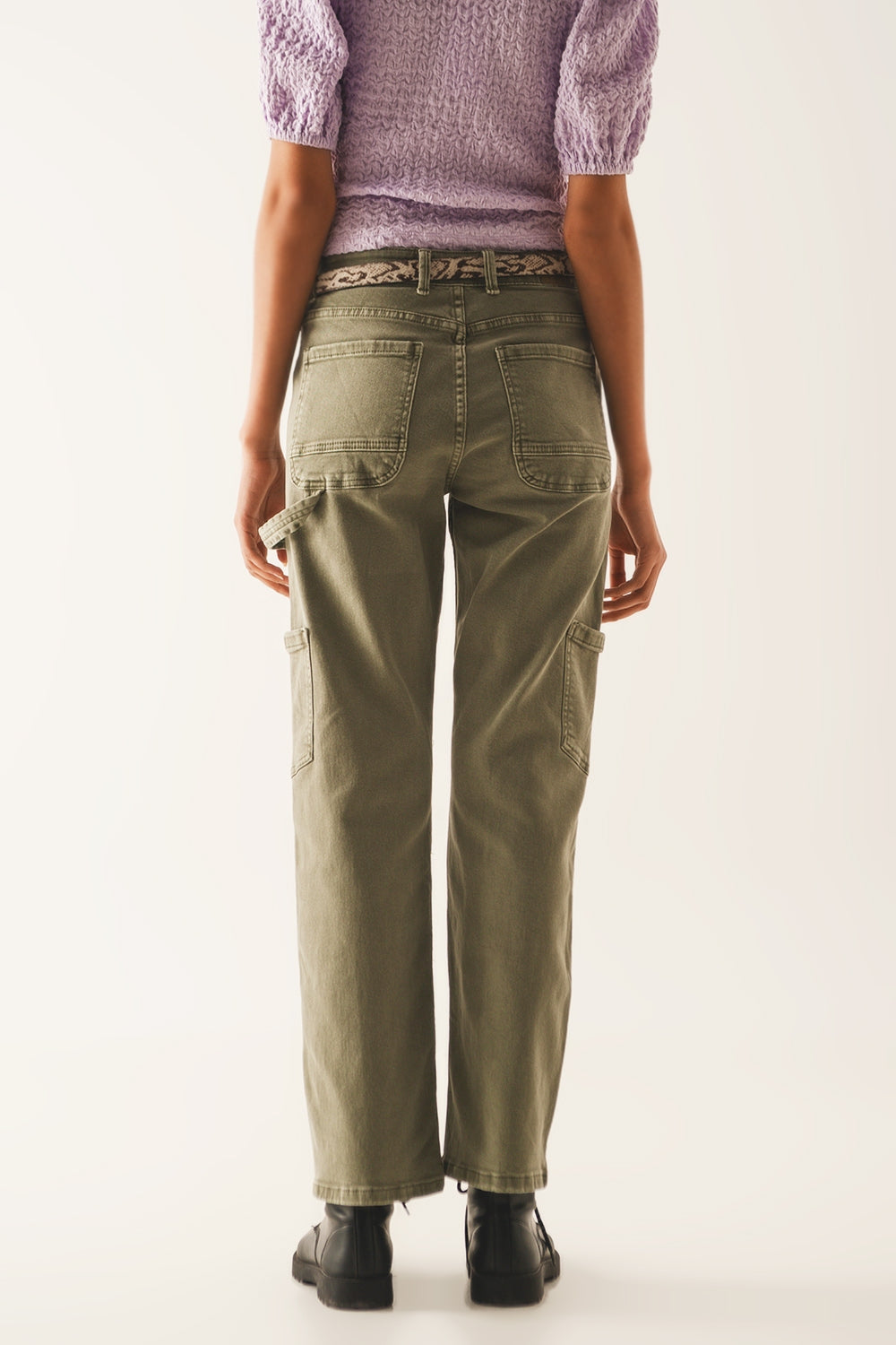 Pantalones cargo en caqui Q2
