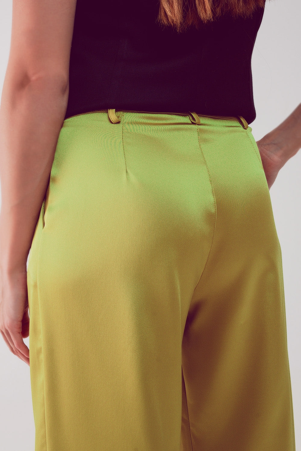 Pantalones palazzo con pinzas en lima Q2
