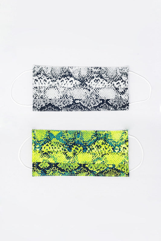 Q2 Paquete 2 unidades Mascarilla Piton Mix