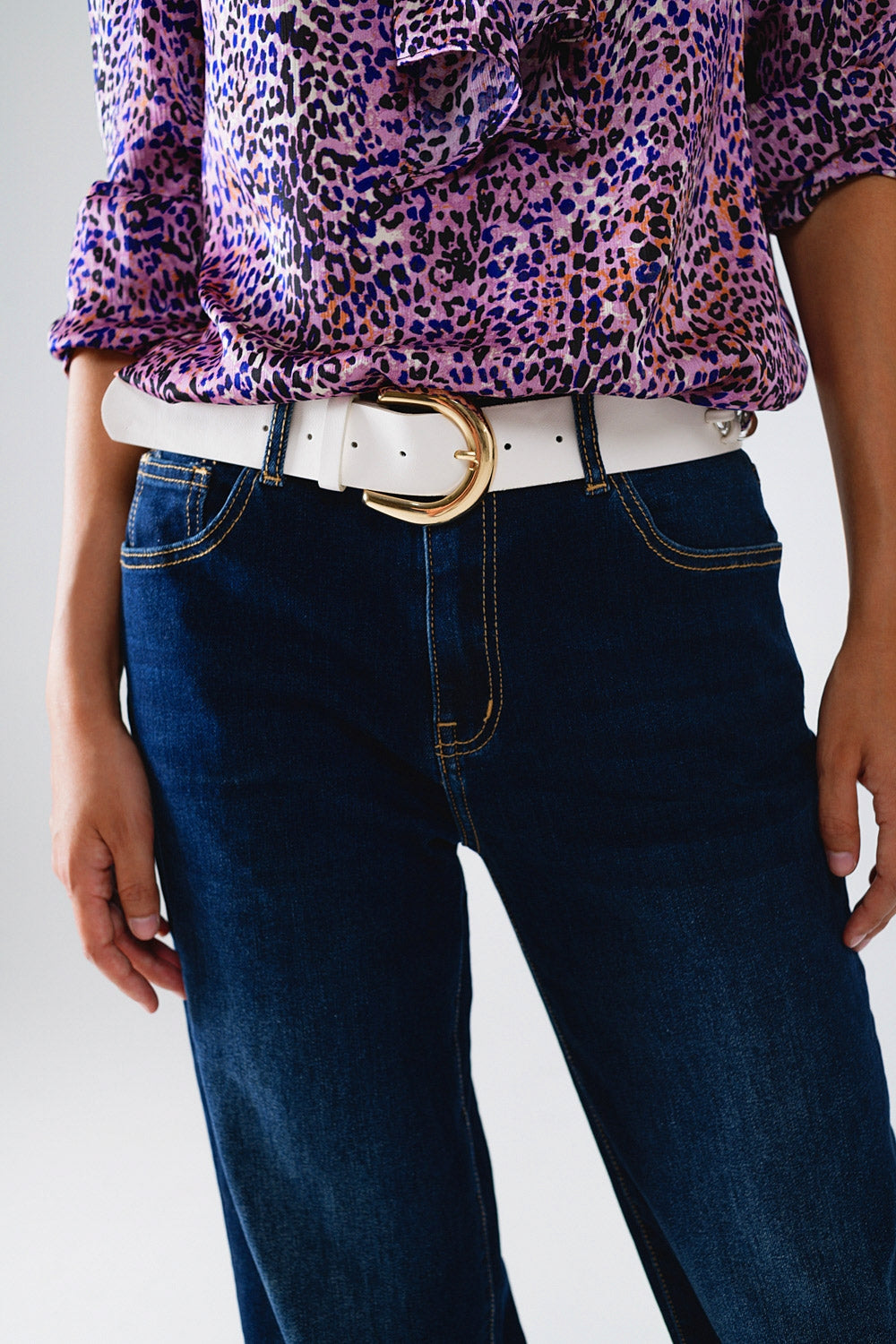 Vaqueros 90's pierna ancha lavado oscuro Q2