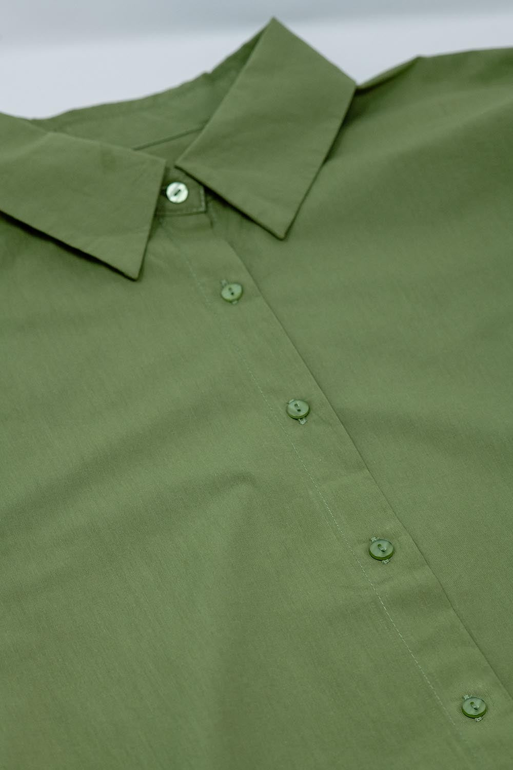 Blusa oversize verde de manga corta Q2