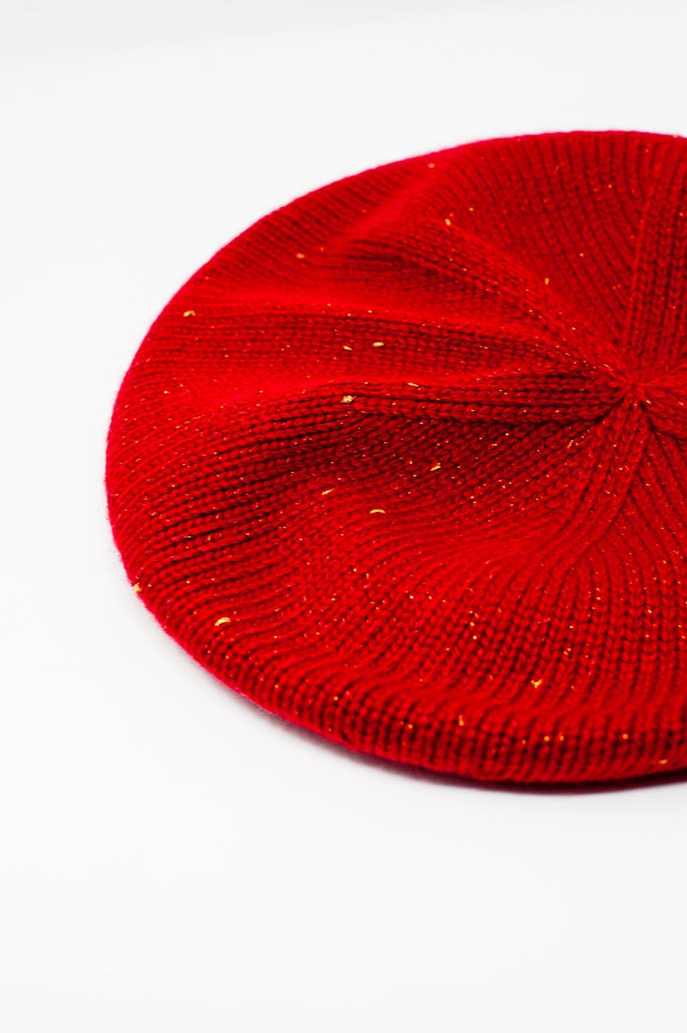 Boina de lana en rojo Q2