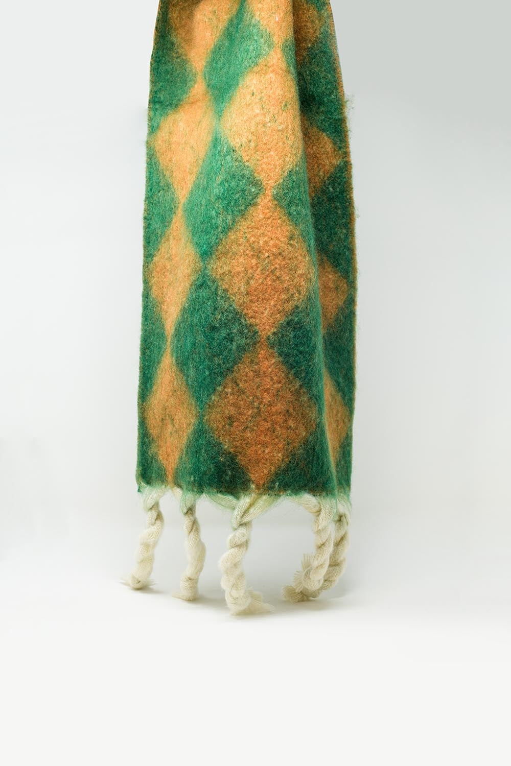 Bufanda de Argyle en Verde Q2