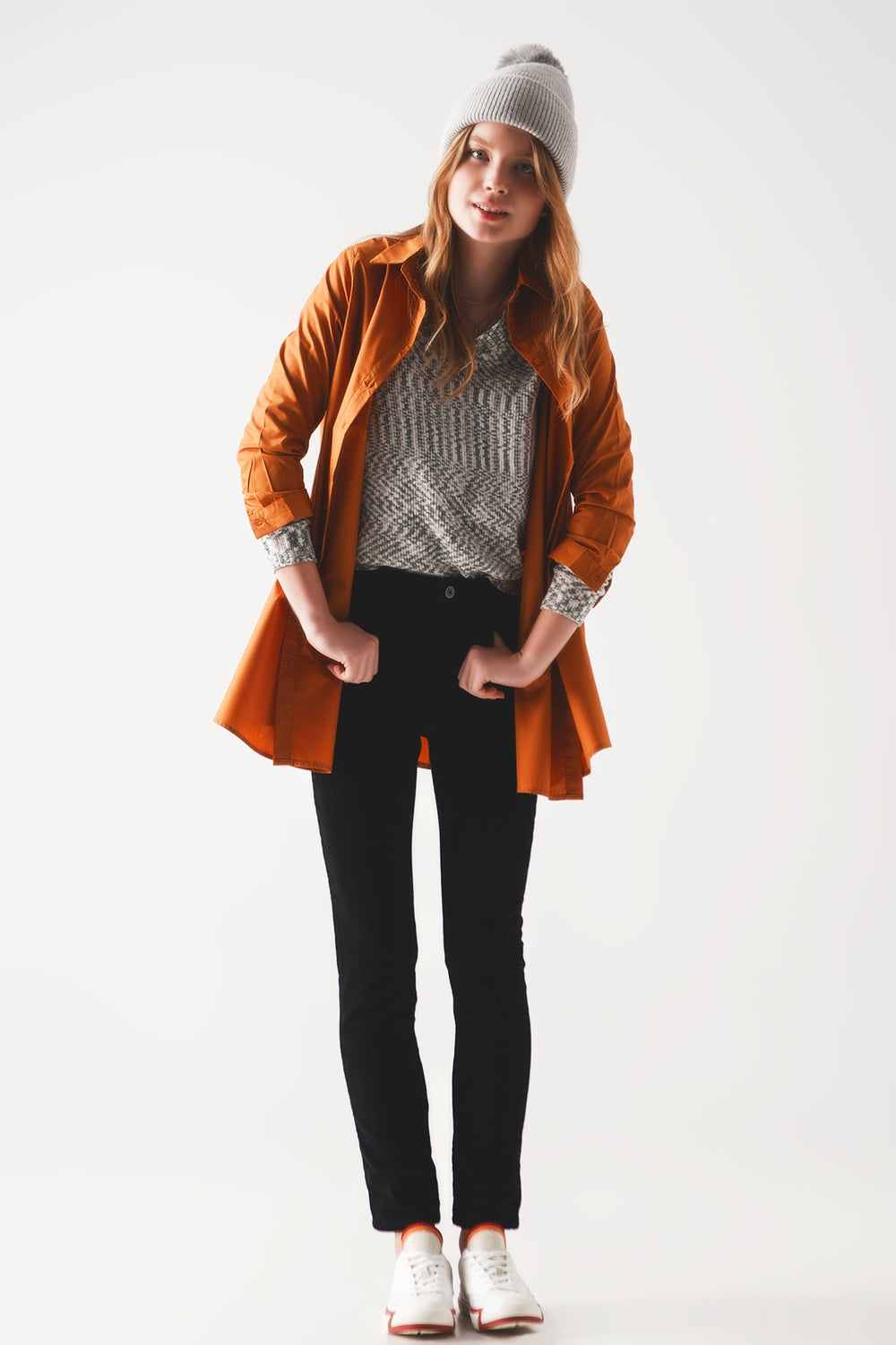 Camisa oversize en óxido de poleline Q2