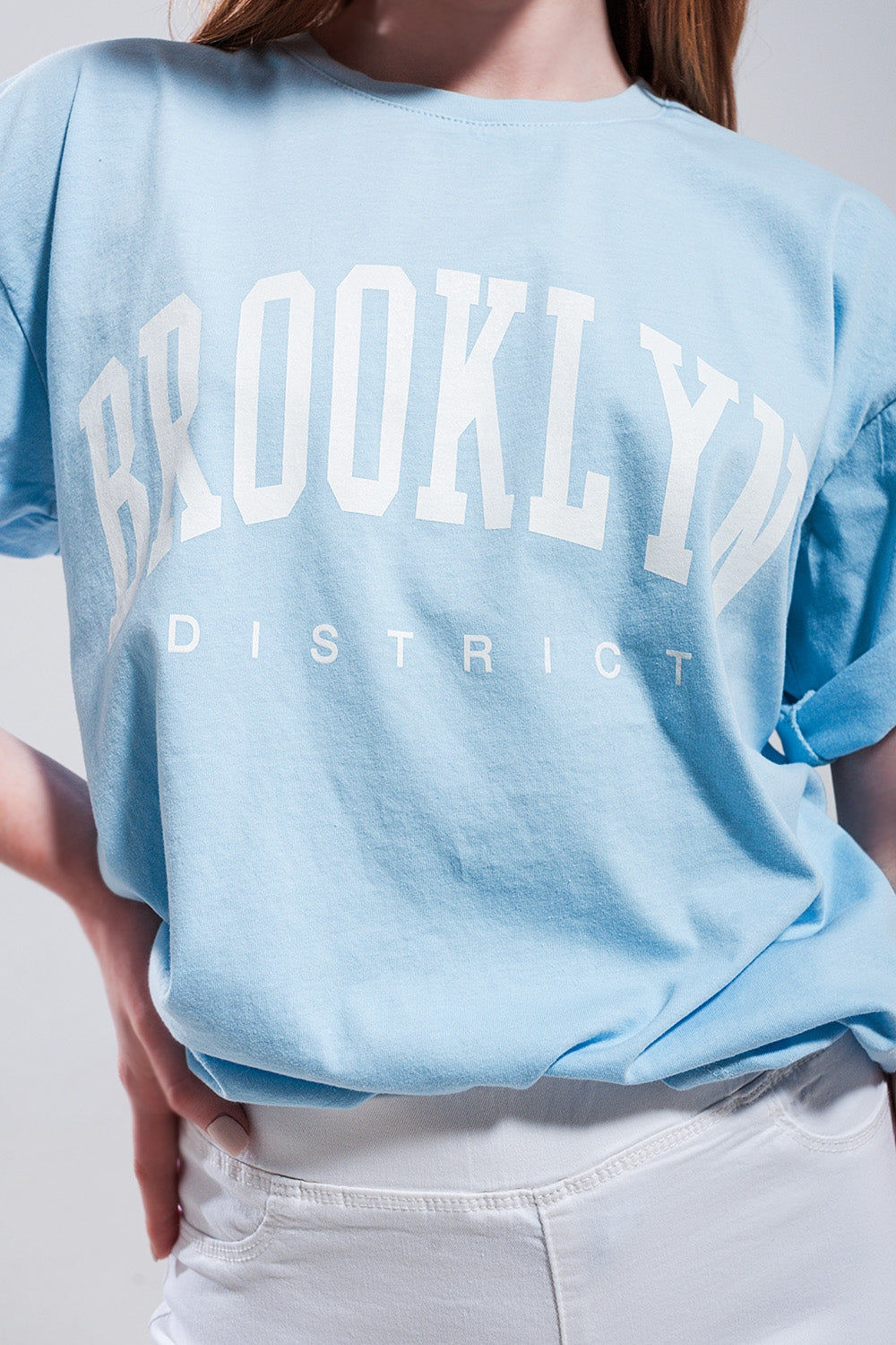 Camiseta azul Brooklyn Q2