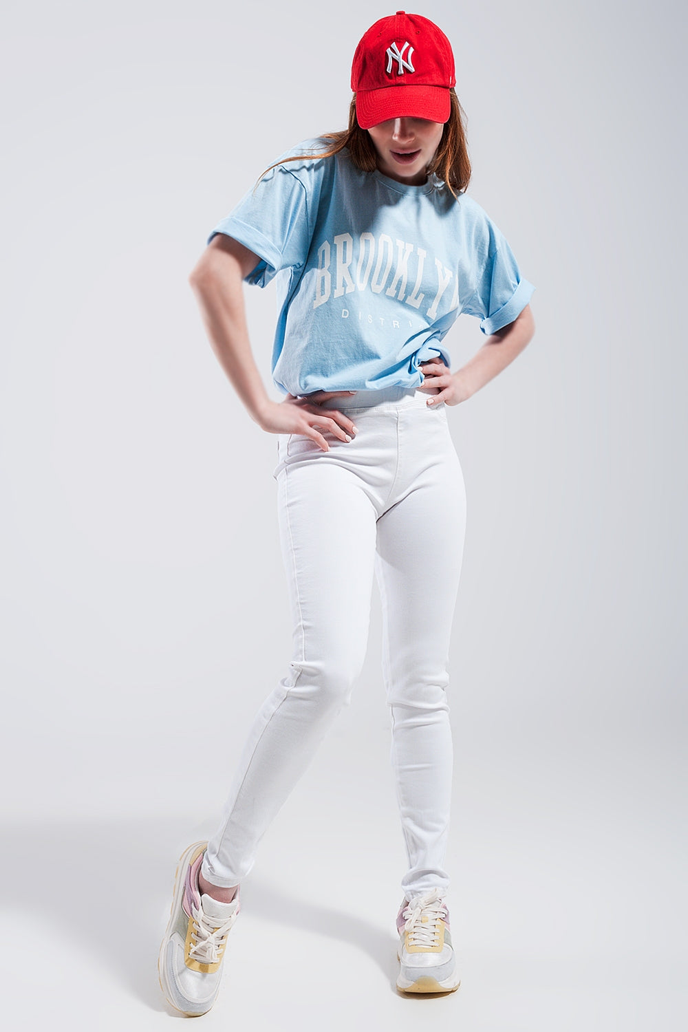 Camiseta azul Brooklyn Q2