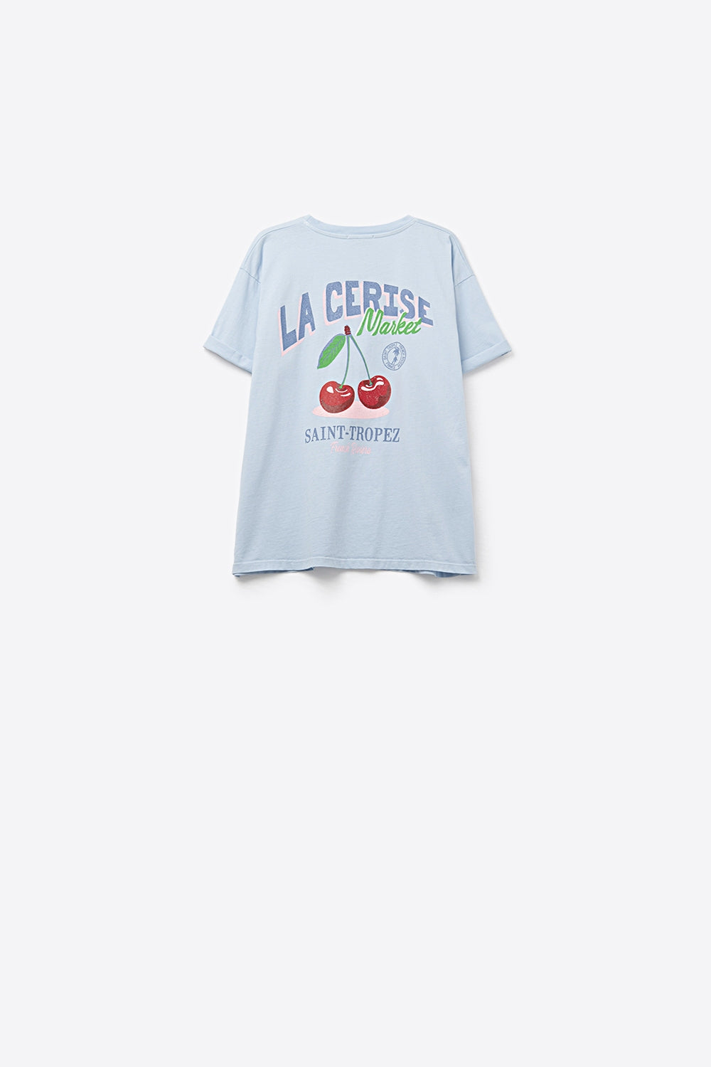 Camiseta azul con gráfico La Cerise Market Saint-Tropez Q2