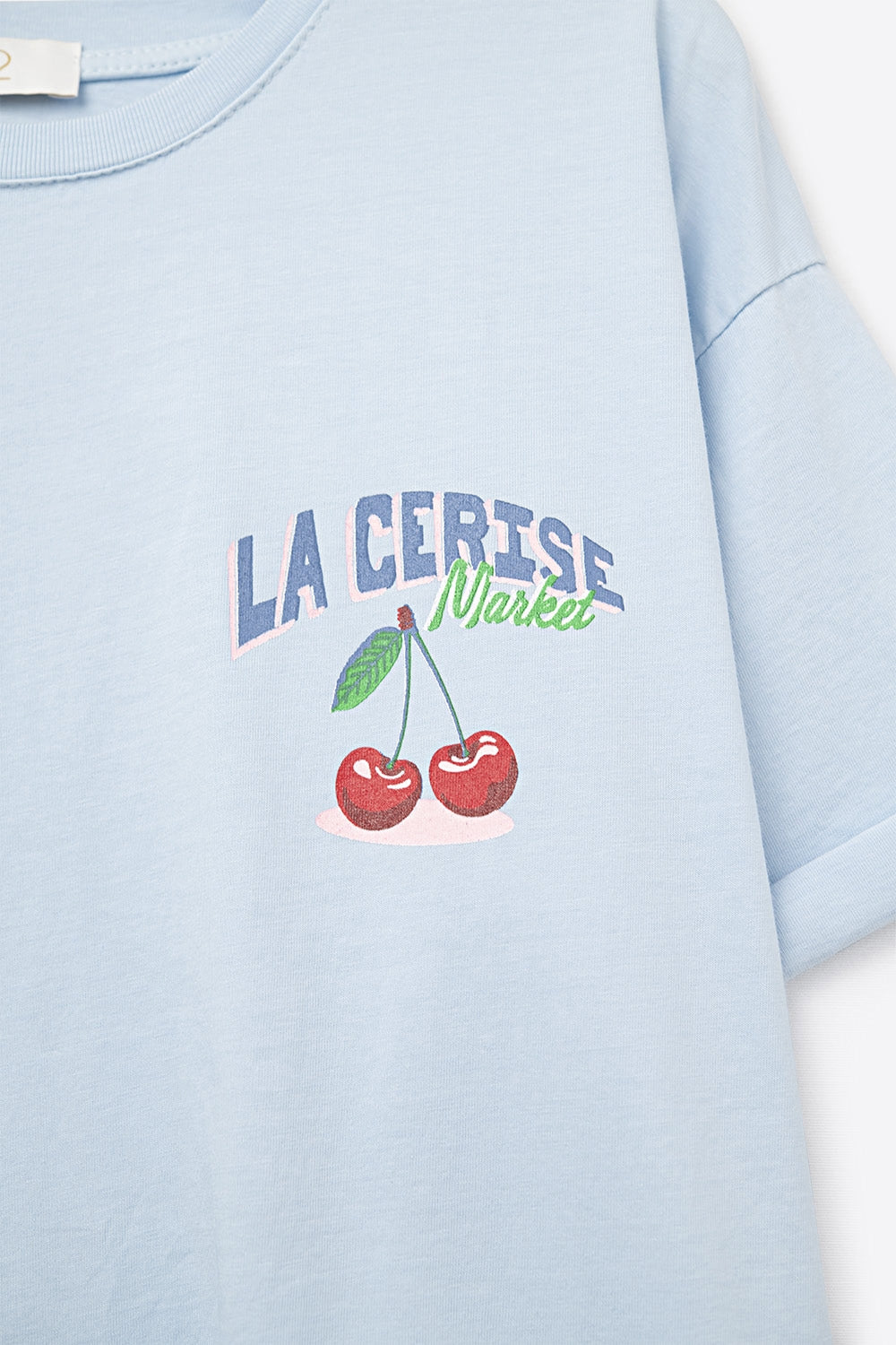 Camiseta azul con gráfico La Cerise Market Saint-Tropez Q2