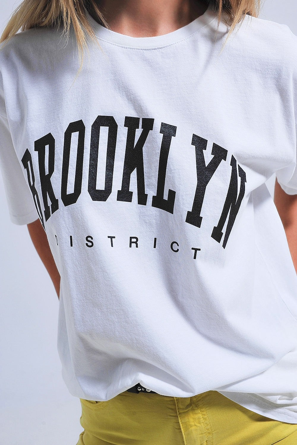 Camiseta blanca Brooklyn Q2
