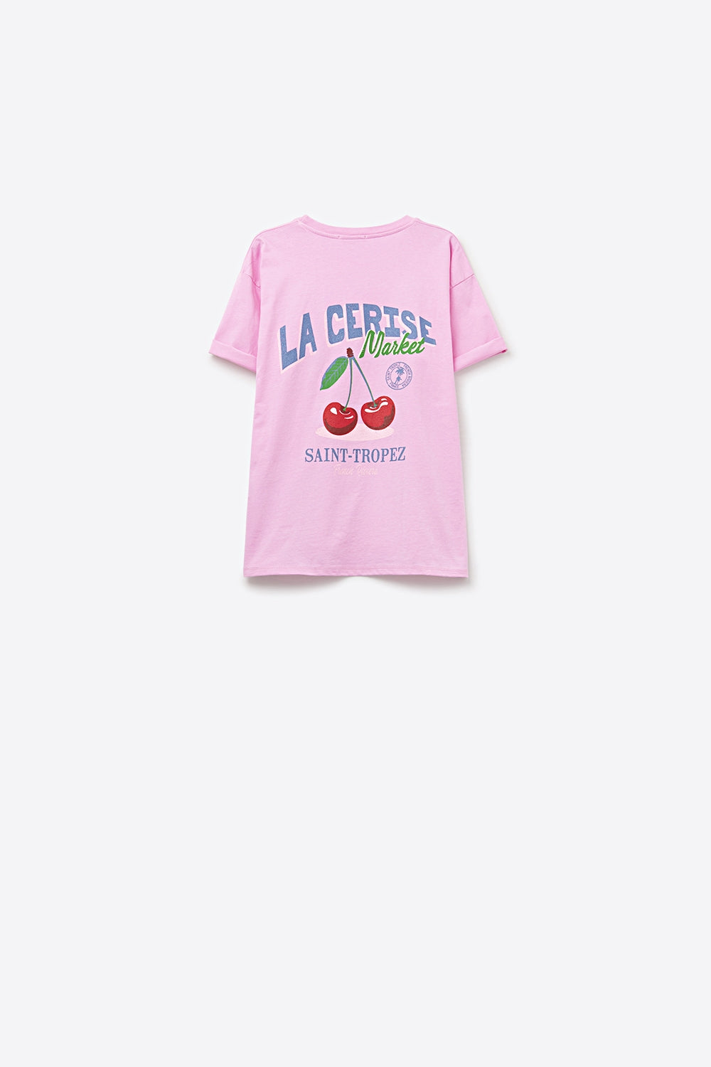 Camiseta rosa con gráfico La Cerise Market Saint-Tropez Q2