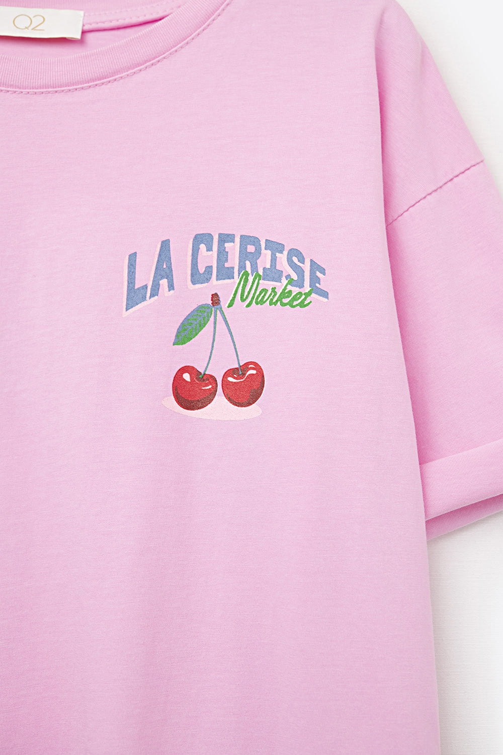 Camiseta rosa con gráfico La Cerise Market Saint-Tropez Q2