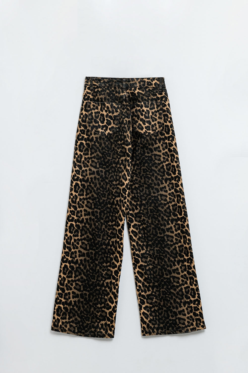 Estampado de leopardo con degradado delantero y trasero Q2