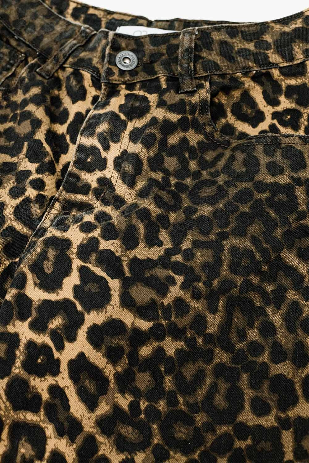 Estampado de leopardo con degradado delantero y trasero Q2