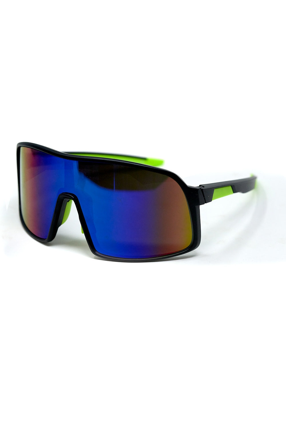 Gafas de sol deportivas polarizadas en azul rojo degradado Q2