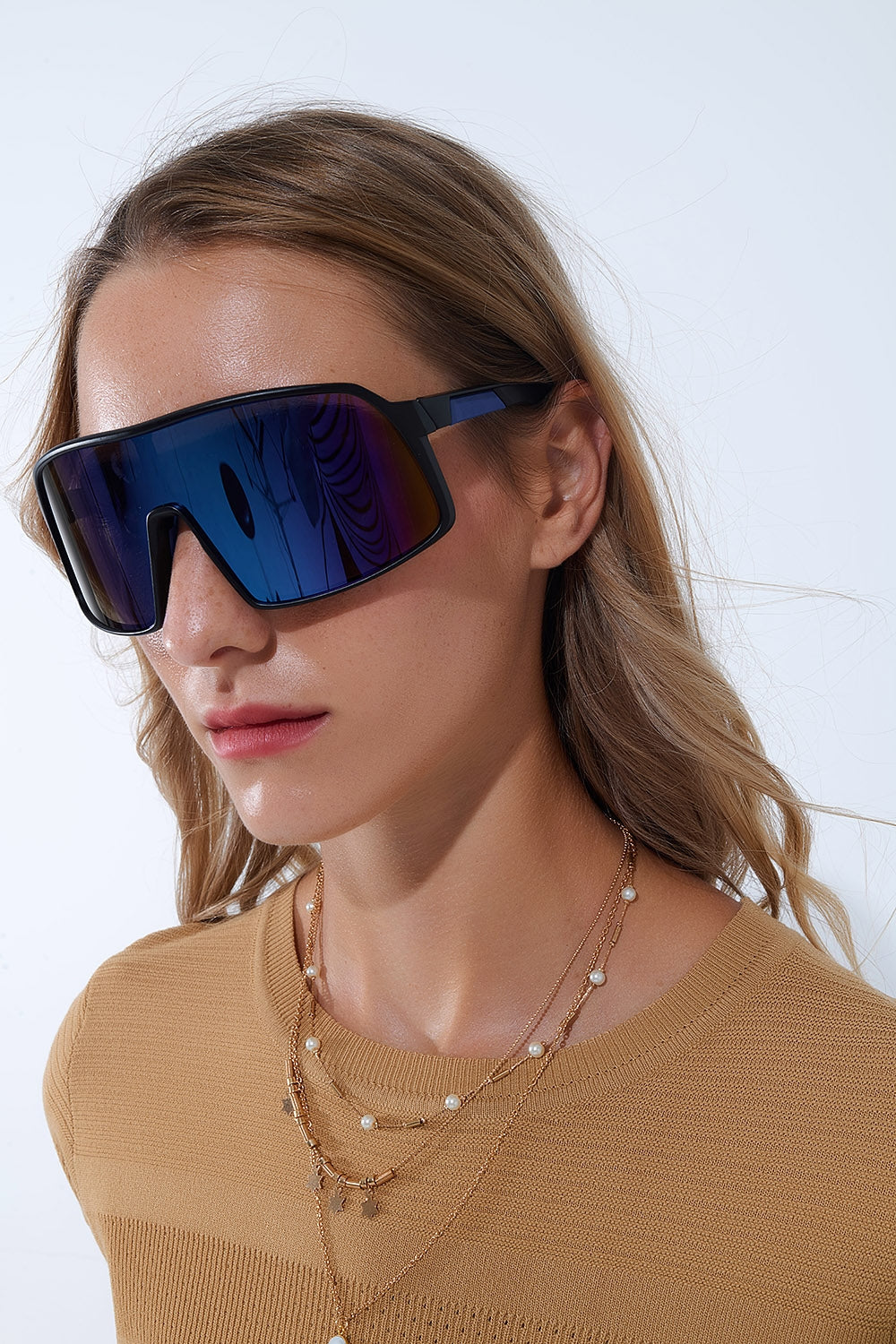 Gafas de sol deportivas polarizadas en azul Q2