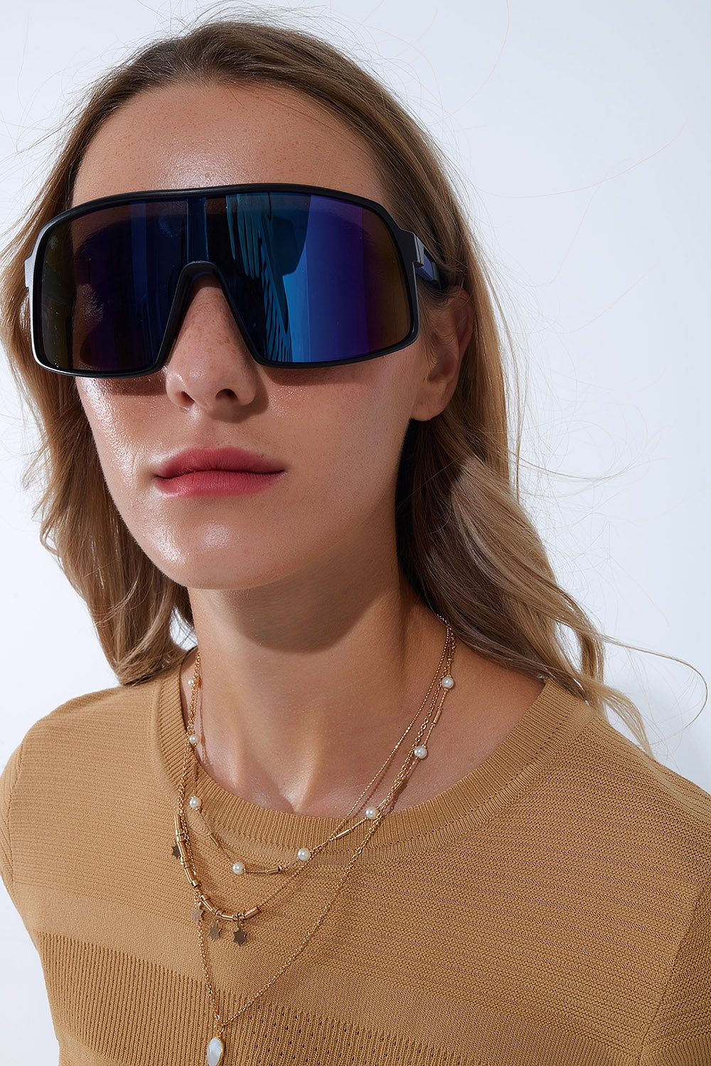 Gafas de sol deportivas polarizadas en azul Q2
