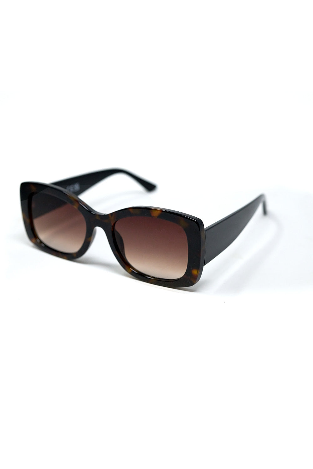 Gafas de sol ovaladas oversize marrones de acetato Q2