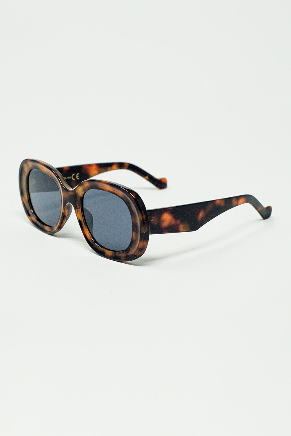 Gafas de sol polarizadas redondas con lentes oscuras Q2