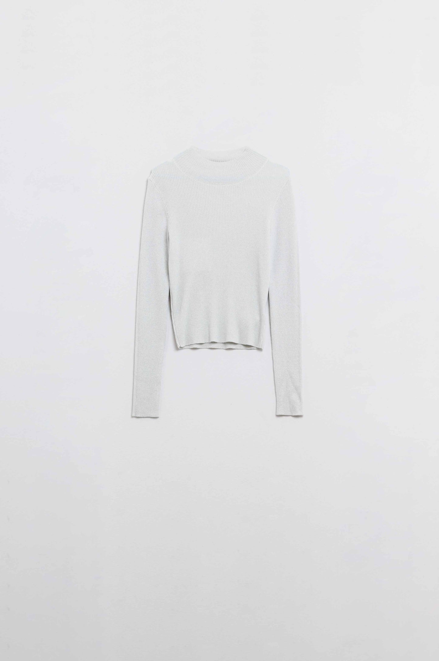 gris brillo trutle cuello manga larga Jersey Q2