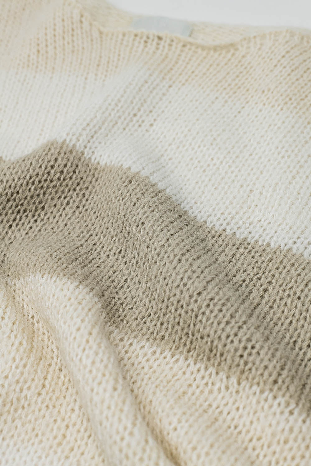 Jersey barco a rayas beige Q2