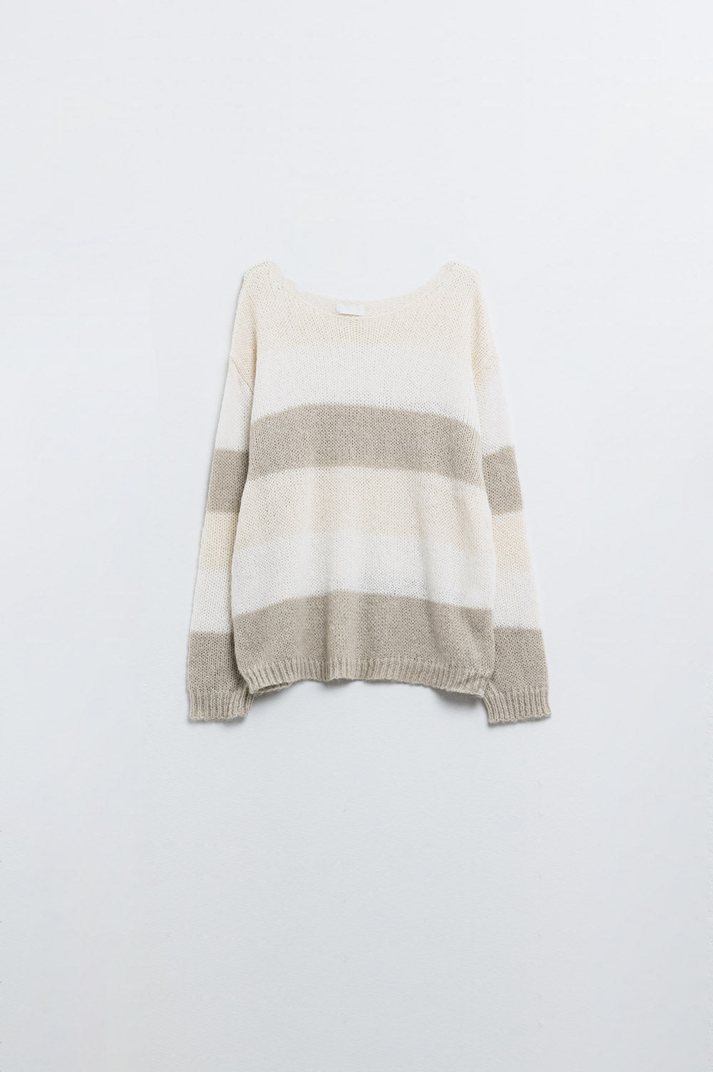Jersey barco a rayas beige Q2