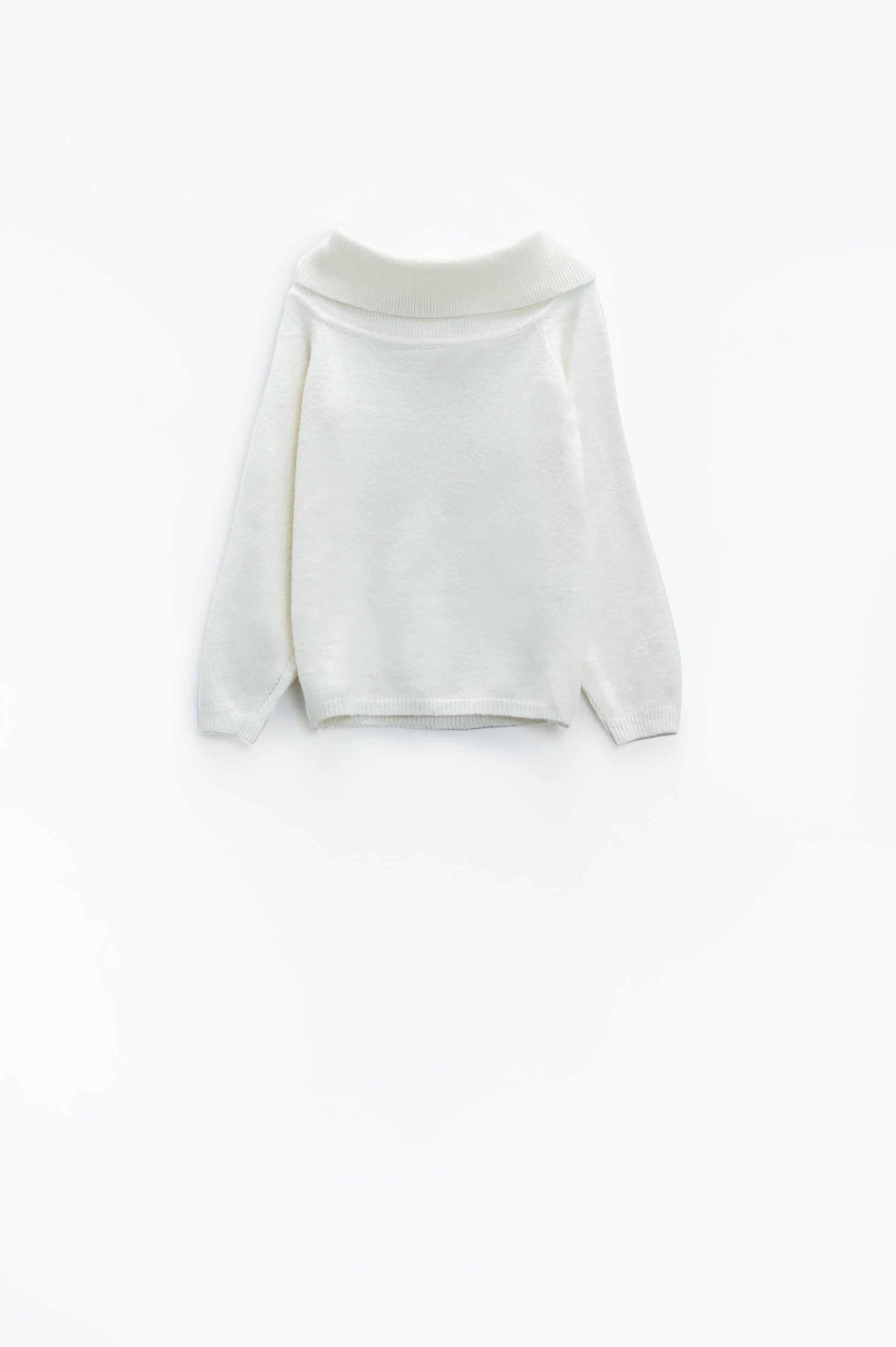 Q2 Jersey blanco con escote barco