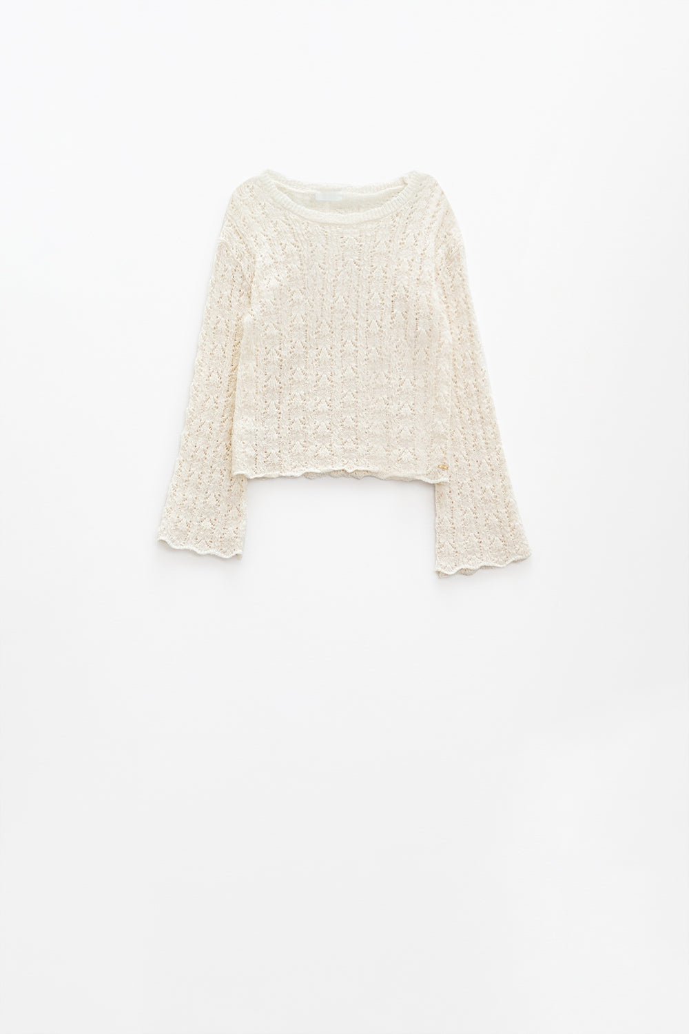 Jersey crema con mangas acampanadas Q2