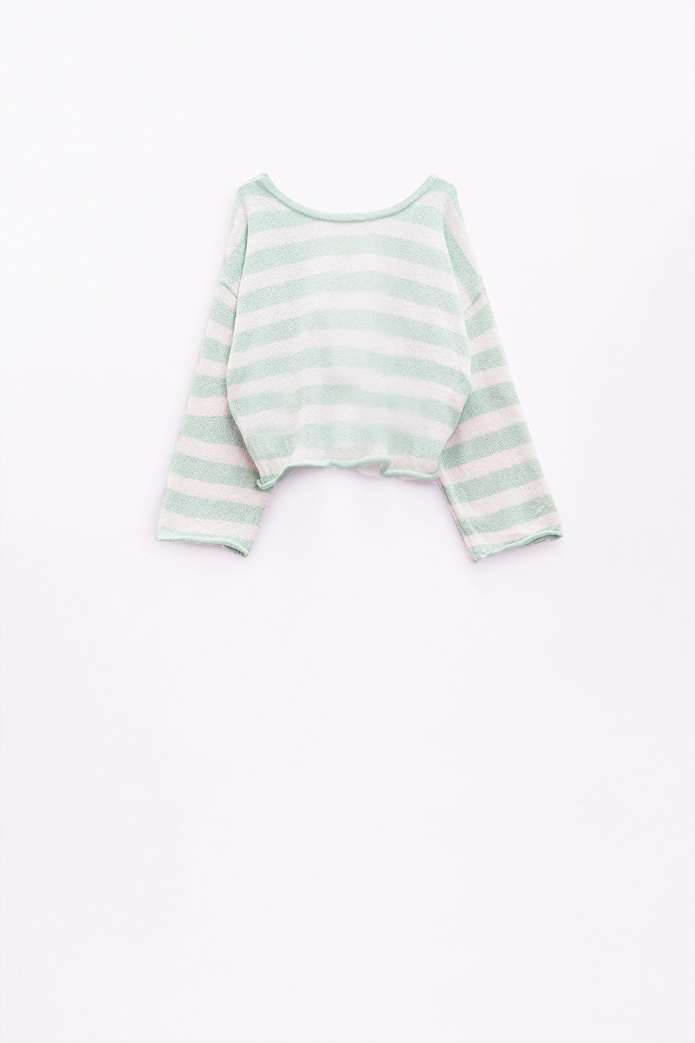 Jersey de rayas con detalle de nudo en la espalda Q2