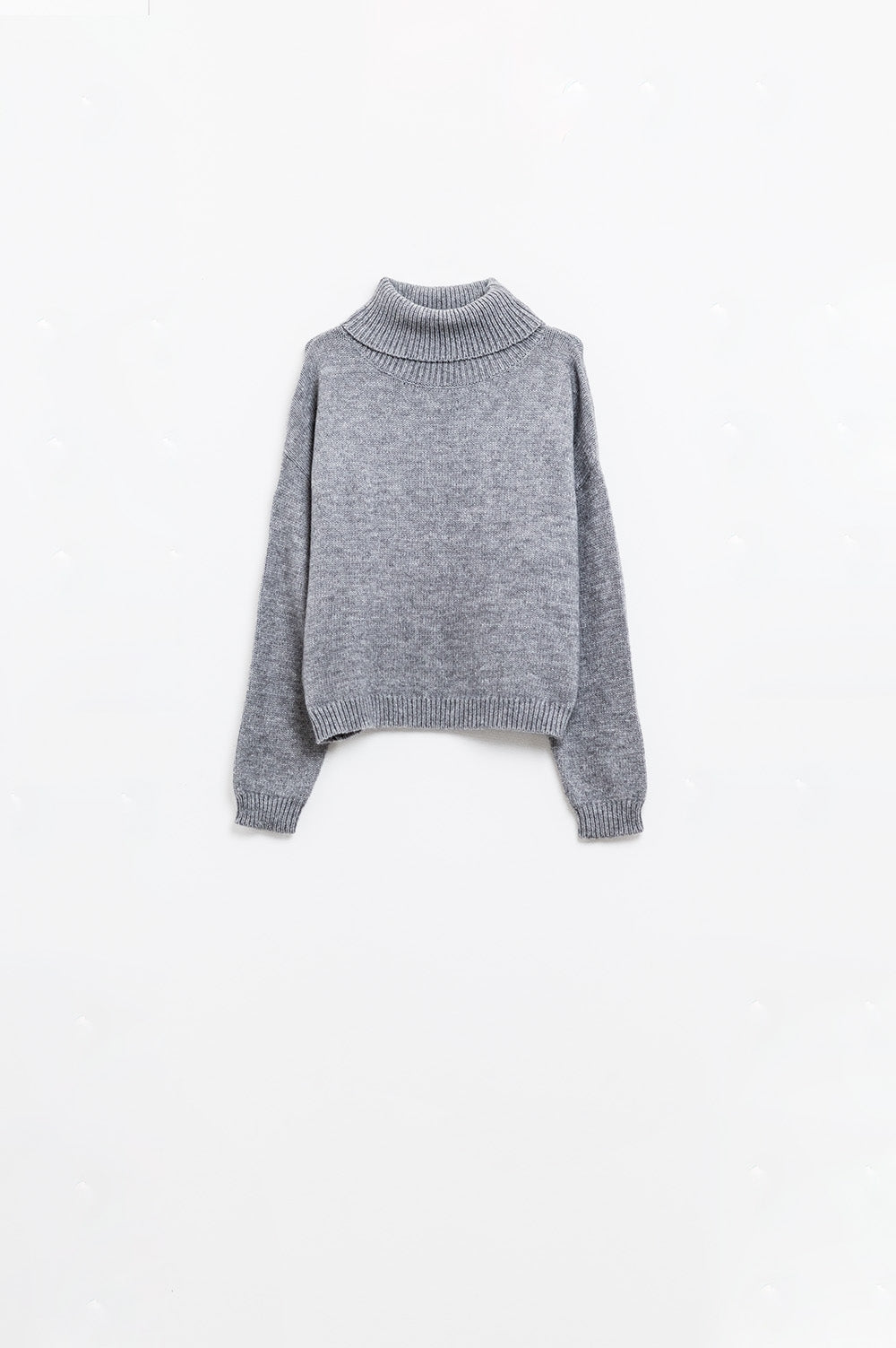 Jersey gris holgado con mangas caídas Q2