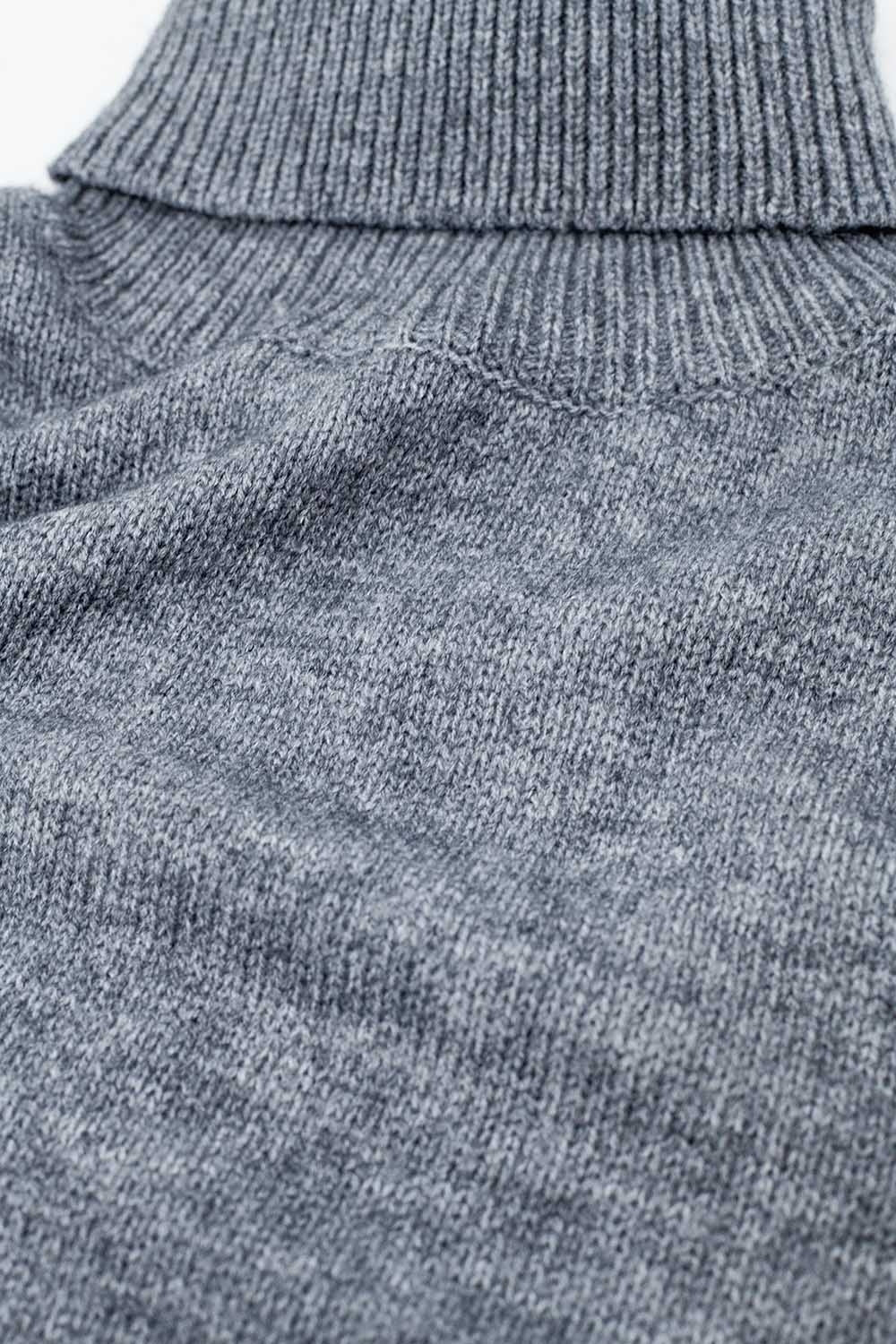 Jersey gris holgado con mangas caídas Q2