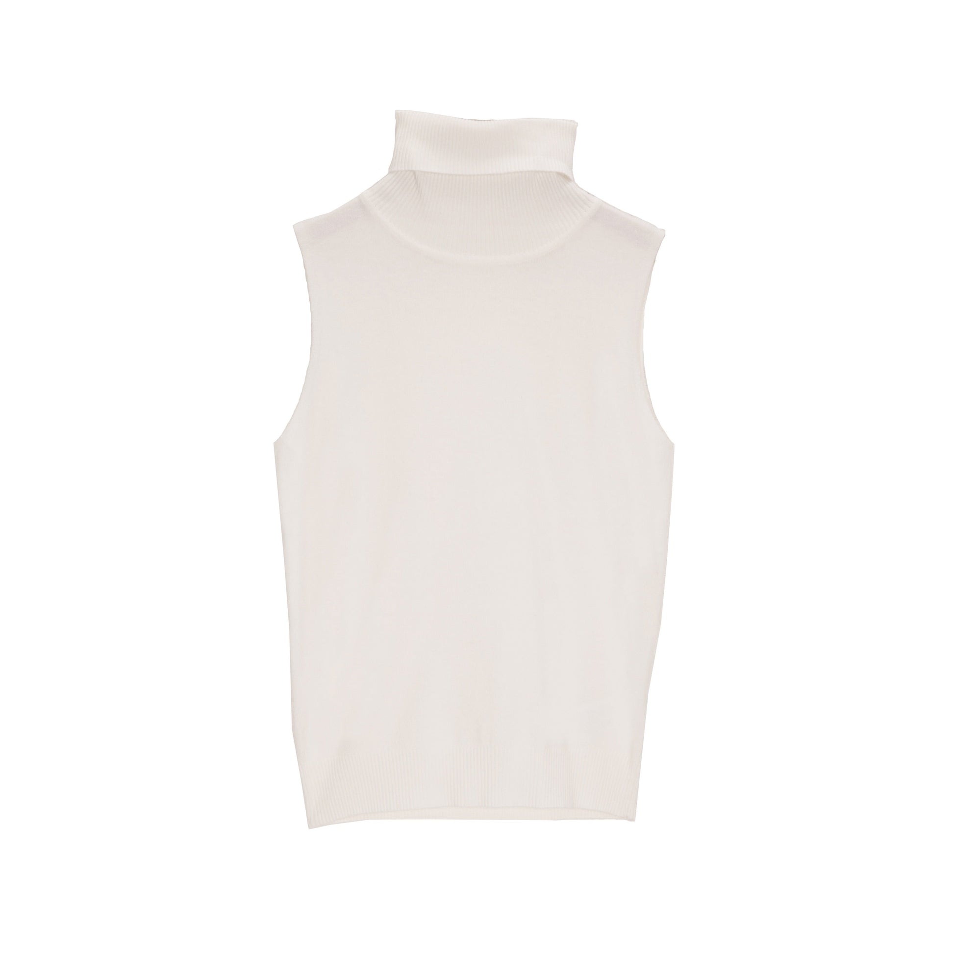 Jersey sin mangas en color crema Q2