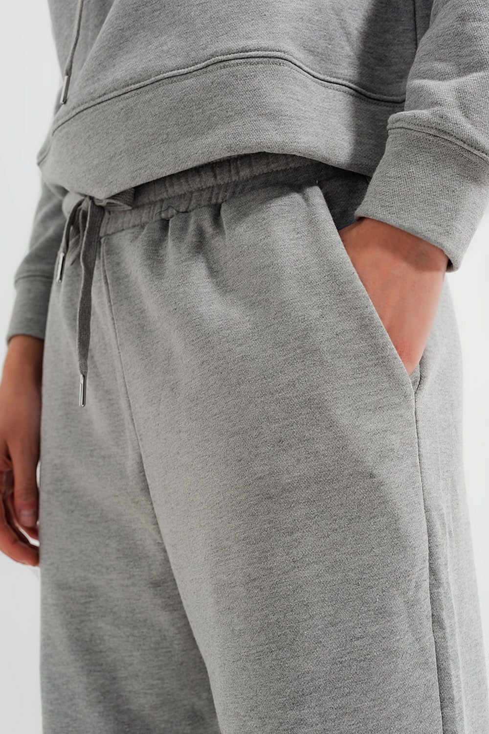Jogger gris claro jaspeado Q2