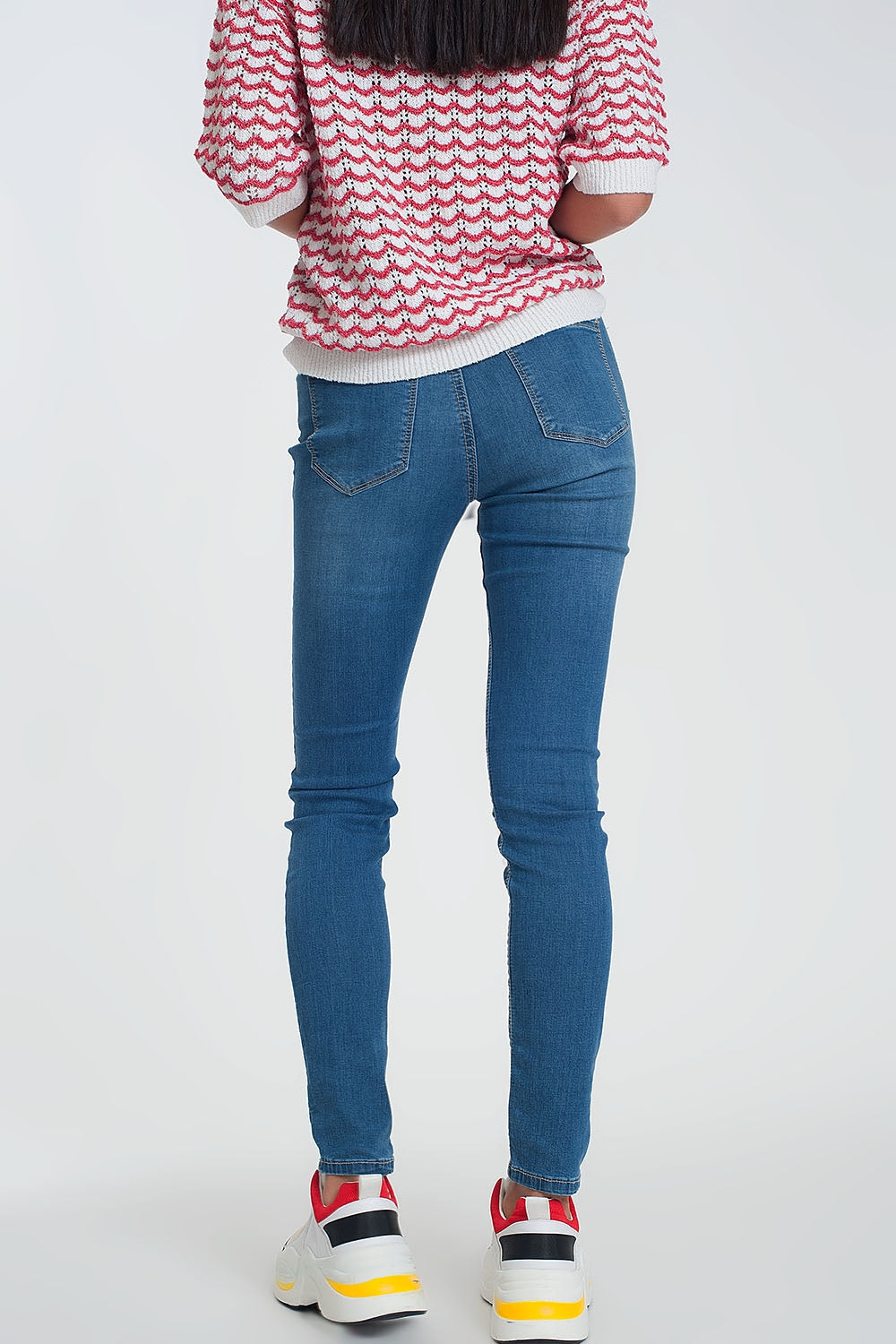Leggings estilo vaquero con lavado oscuro Q2