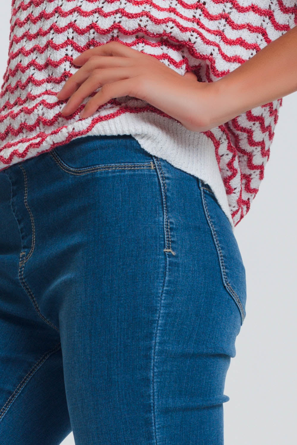 Leggings estilo vaquero con lavado oscuro Q2