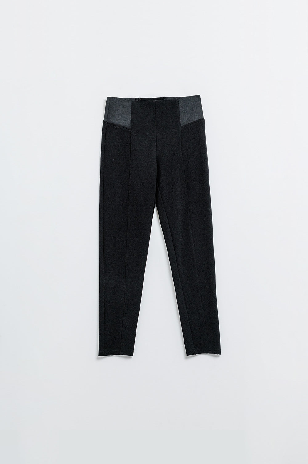 Q2 Leggings negros de cintura alta