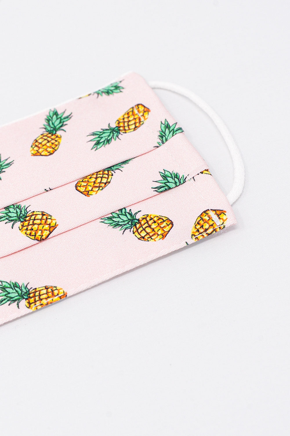 Paquete 2 Unidades Mascarilla Estampado Piña Q2