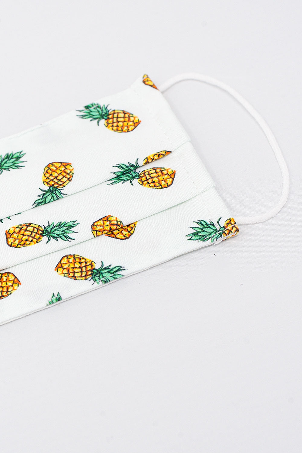 Paquete 2 Unidades Mascarilla Estampado Piña Q2