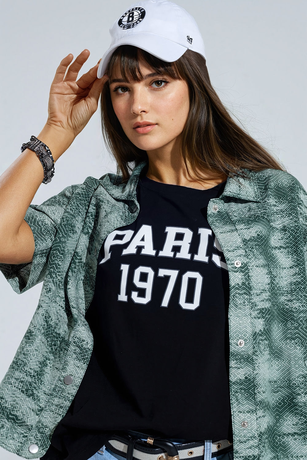 Polo Abotonado Tie Dye Verde Q2