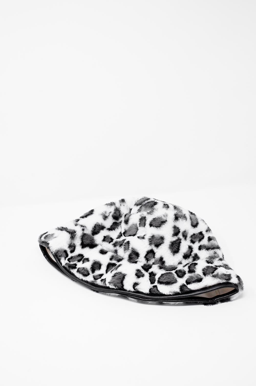 Sombrero de pescador con estampado animal en blanco Q2