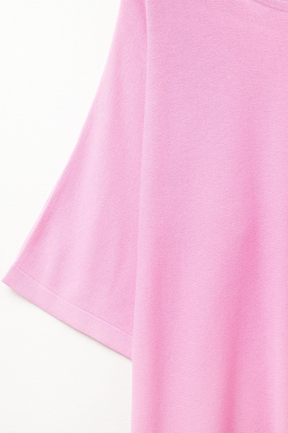 Sueter oversize fucsia con mangas hasta el codo Q2