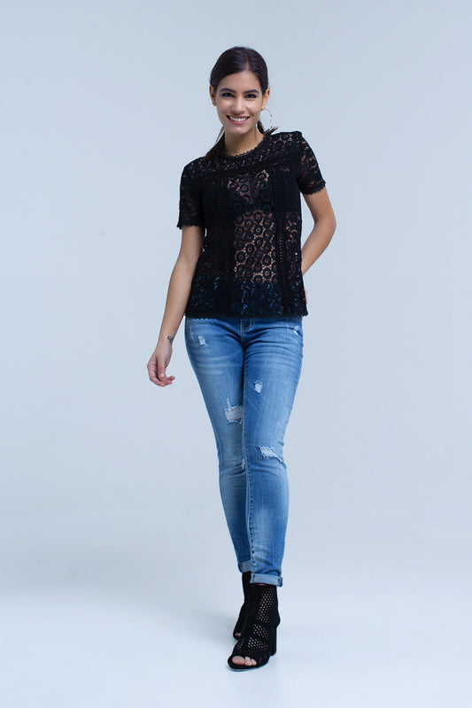 Q2 Vaquero skinny con roturas