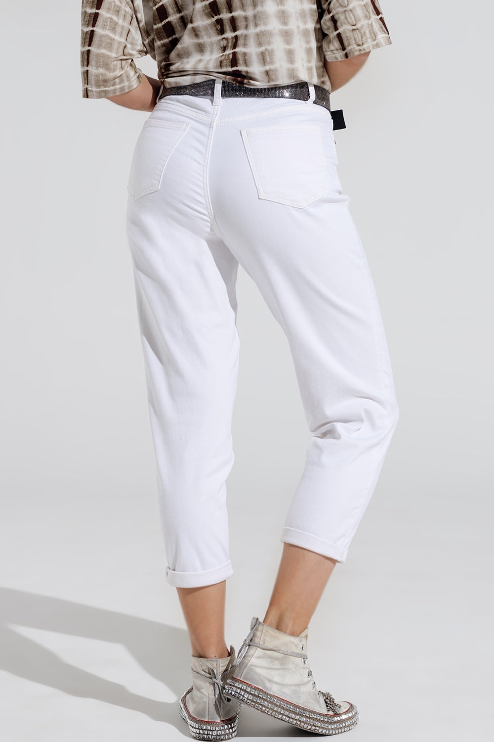 Vaqueros ajustados Basic en blanco Q2