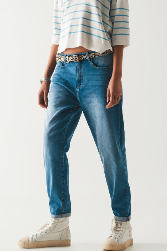Q2 Vaqueros boyfriend de estilo años 90